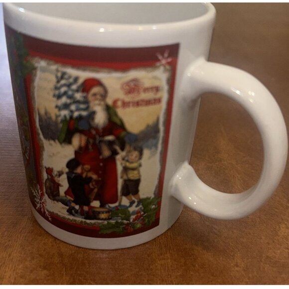 Set Of 6 Vintage Christmas Holiday Mugs - Picture 14 of 16